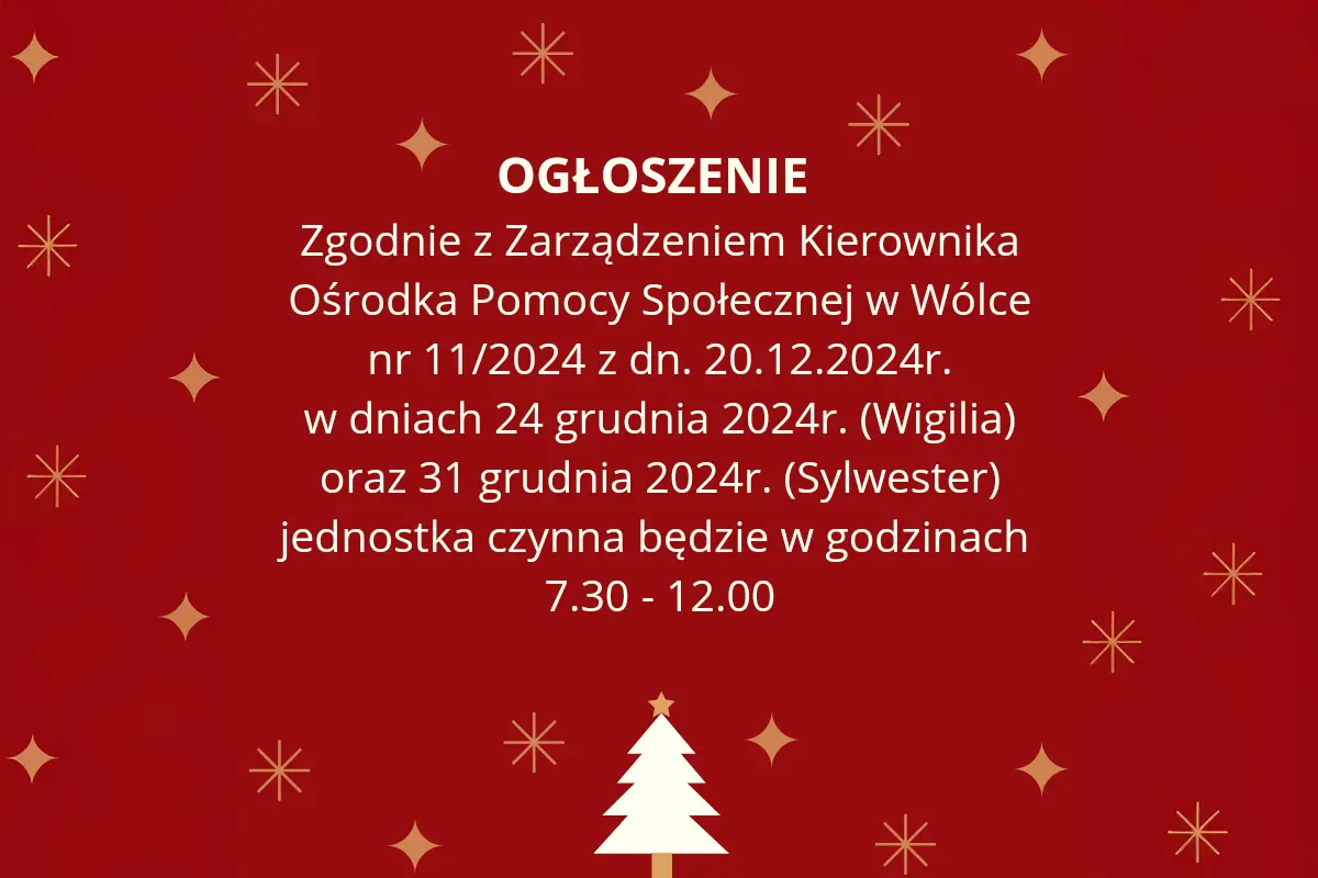 Ogłosznie Świąteczne